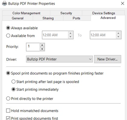 Bullzip PDF PrinterӡC(j)ٷdb̌W(xu)