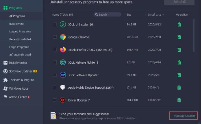 IObit Uninstallerϵy(tng)жdߑ(yng)óжdDĽ̳